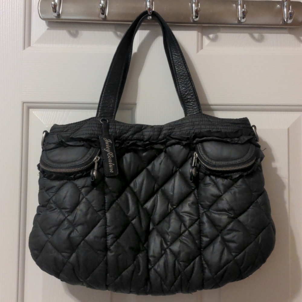 Juicy couture quilted two strap bag